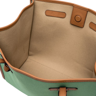 Borsa Shopper Donna Marcella Verde menta interno