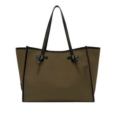 Borsa Shopper Donna Verde militare con pochette