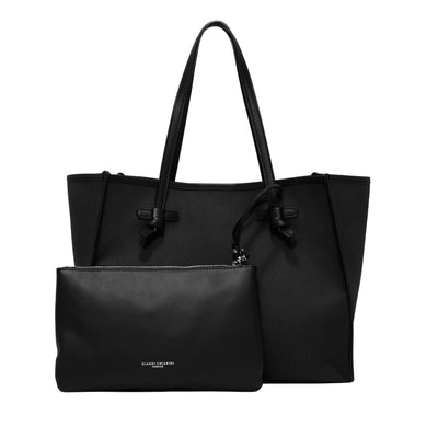 Borsa Shopper Donna Nero con pochette aggiunta