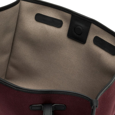 Borsa Shopper Donna Bordeaux con pochette interno