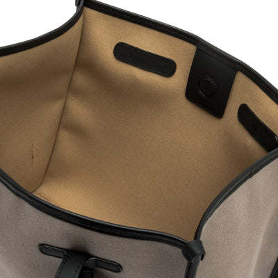 Borsa Shopper Donna Grigio con pochette interno
