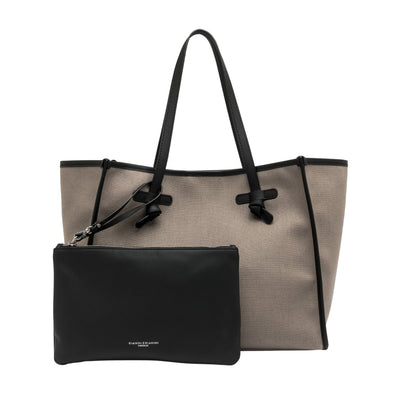 Borsa Shopper Donna Grigio con pochette 
