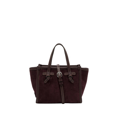 Borsa Donna a mano Miss Marcella piccola bordeaux con tracolla
