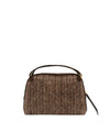 Borsa Donna Aifa in paglia intrecciata marrone