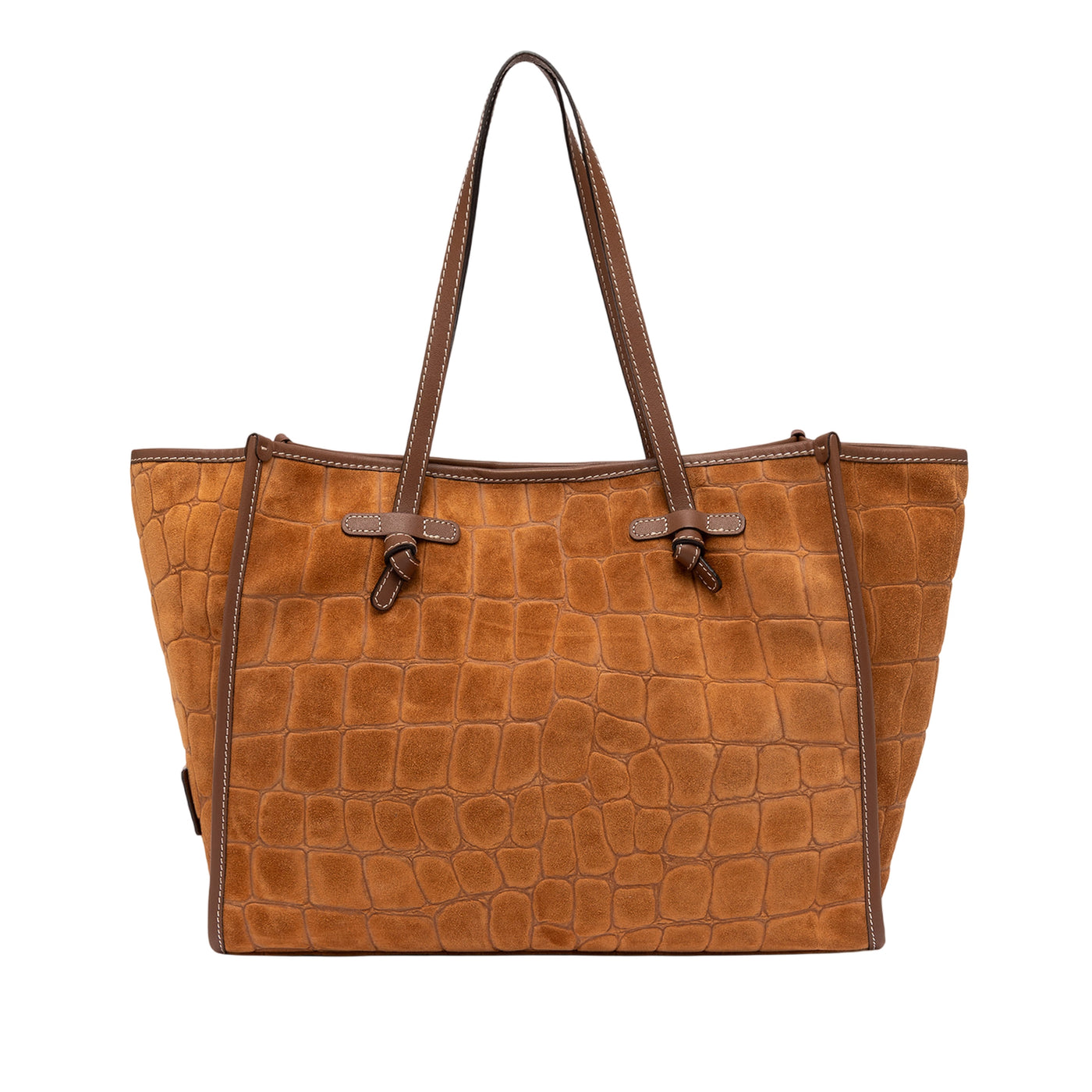 Borsa shopper Donna con stampa cocco Marrone