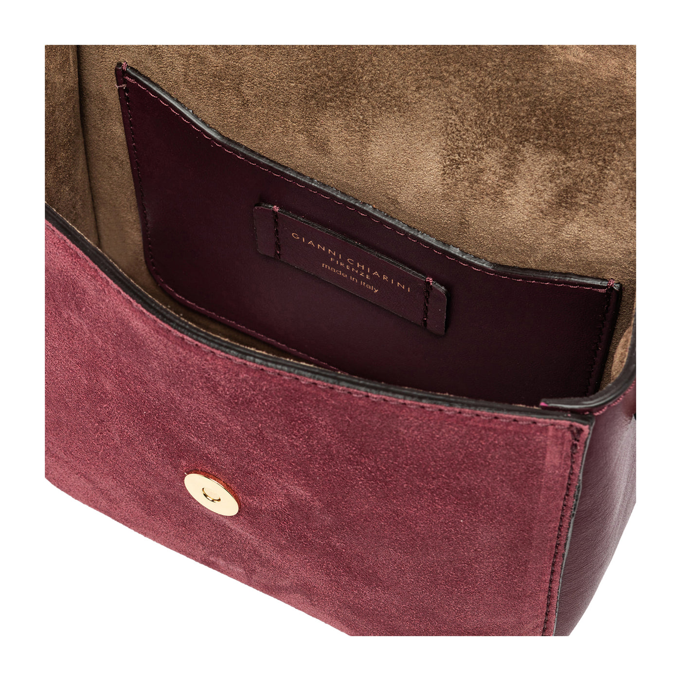 Borsa Donna Meg scamosciata Bordeaux