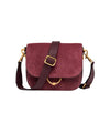 Borsa Donna Meg scamosciata Bordeaux