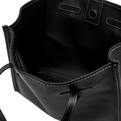 Shopping Marcella bubble double Nero interno