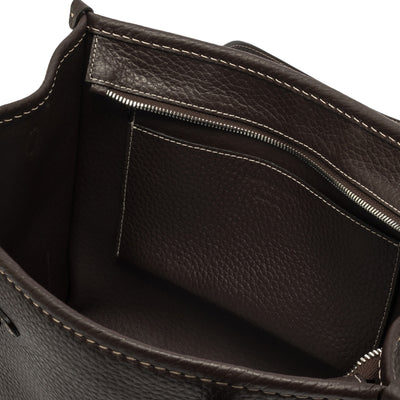 Borsa Donna in pelle con tracolla regolabile interno