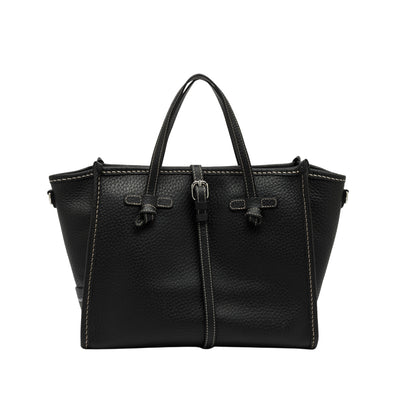 Borsa Donna in pelle con tracolla regolabile nero