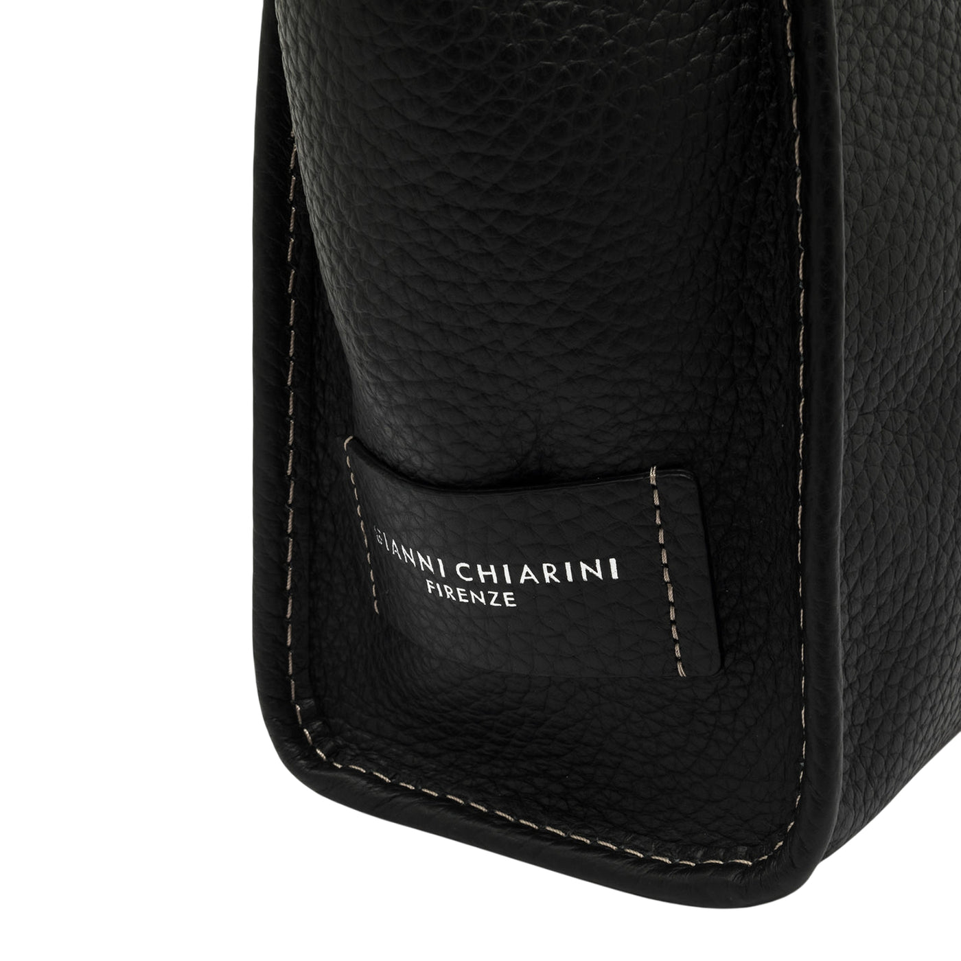 Borsa Donna in pelle con tracolla regolabile nero dettaglio