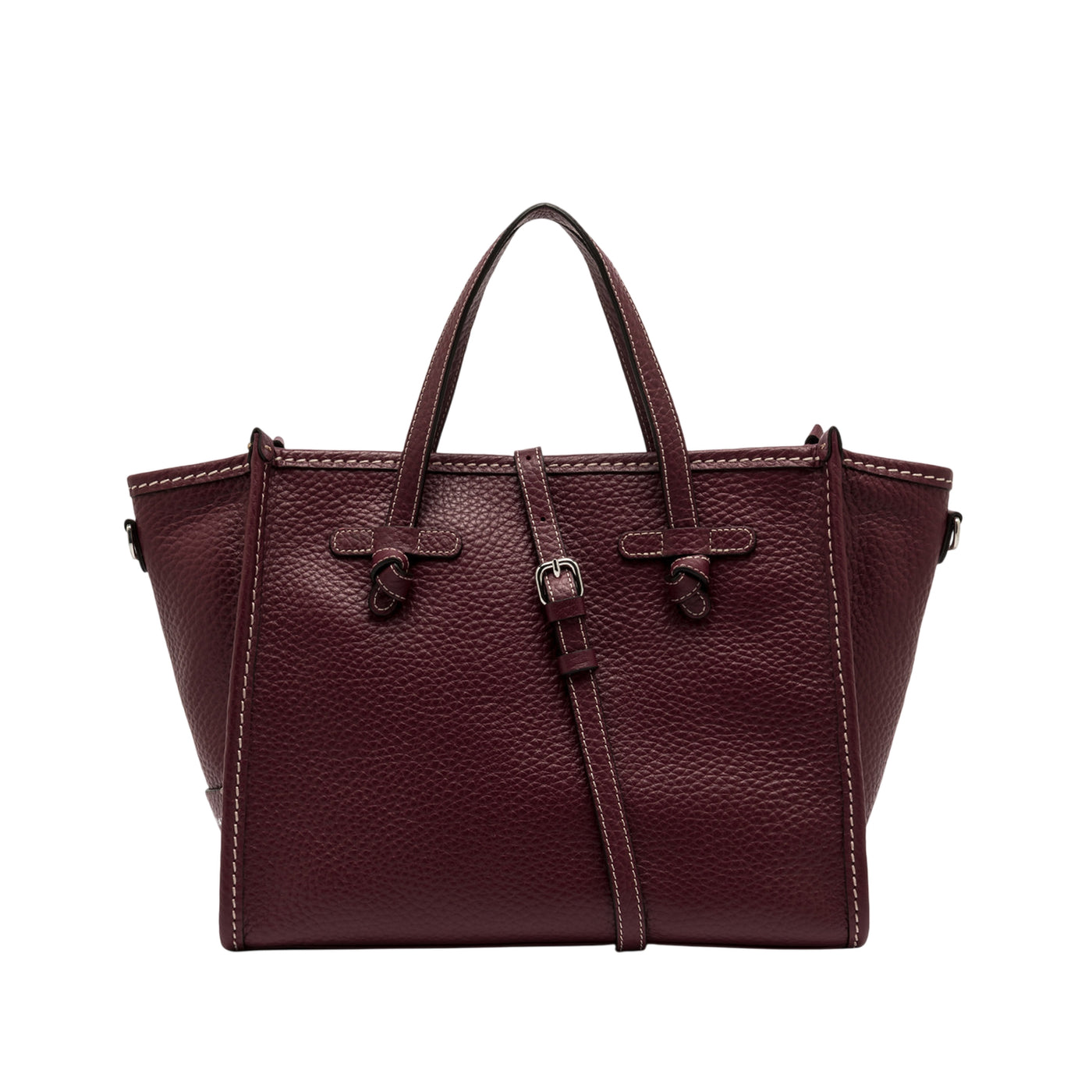 Borsa Donna in pelle con tracolla regolabile bordeaux