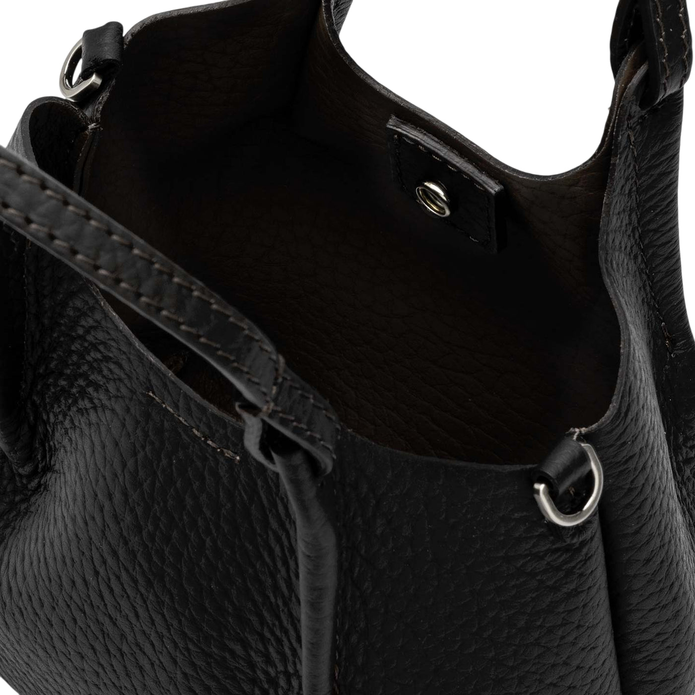 Borsa a mano Donna DUA in pelle nero interno