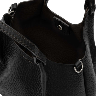 Borsa a mano Donna DUA in pelle nero interno