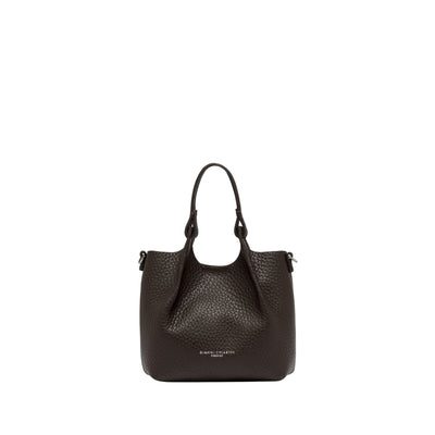 Borsa a mano Donna DUA in pelle marrone scuro