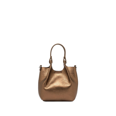 Borsa a mano Donna DUA in pelle bronzo retro