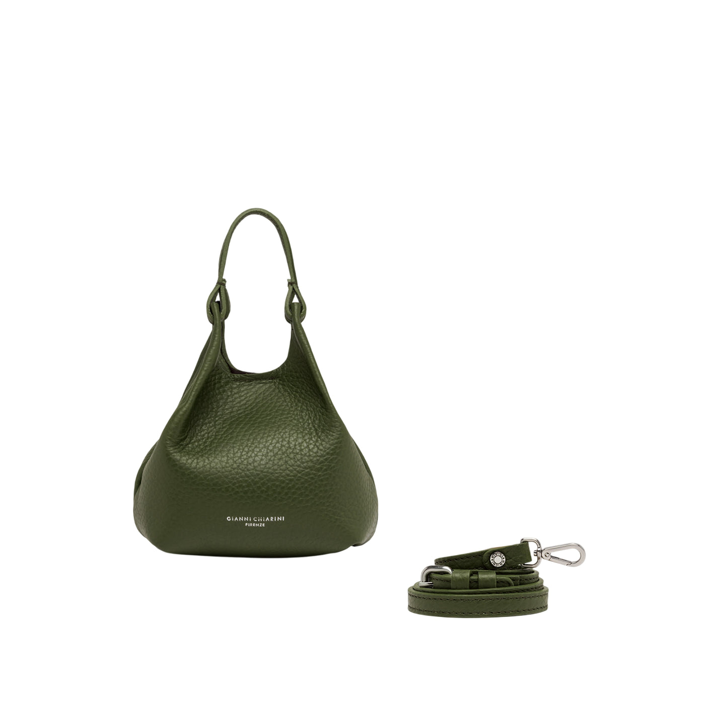 Borsa a mano Donna DUA in pelle verde scuro