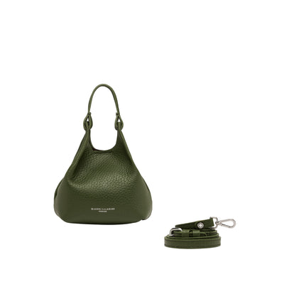 Borsa a mano Donna DUA in pelle verde scuro