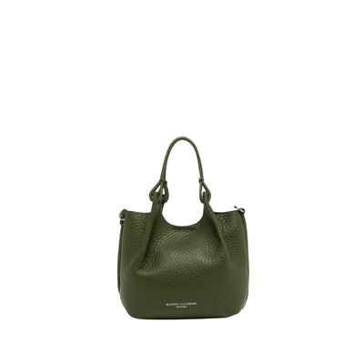 Borsa a mano Donna DUA in pelle verde scuro