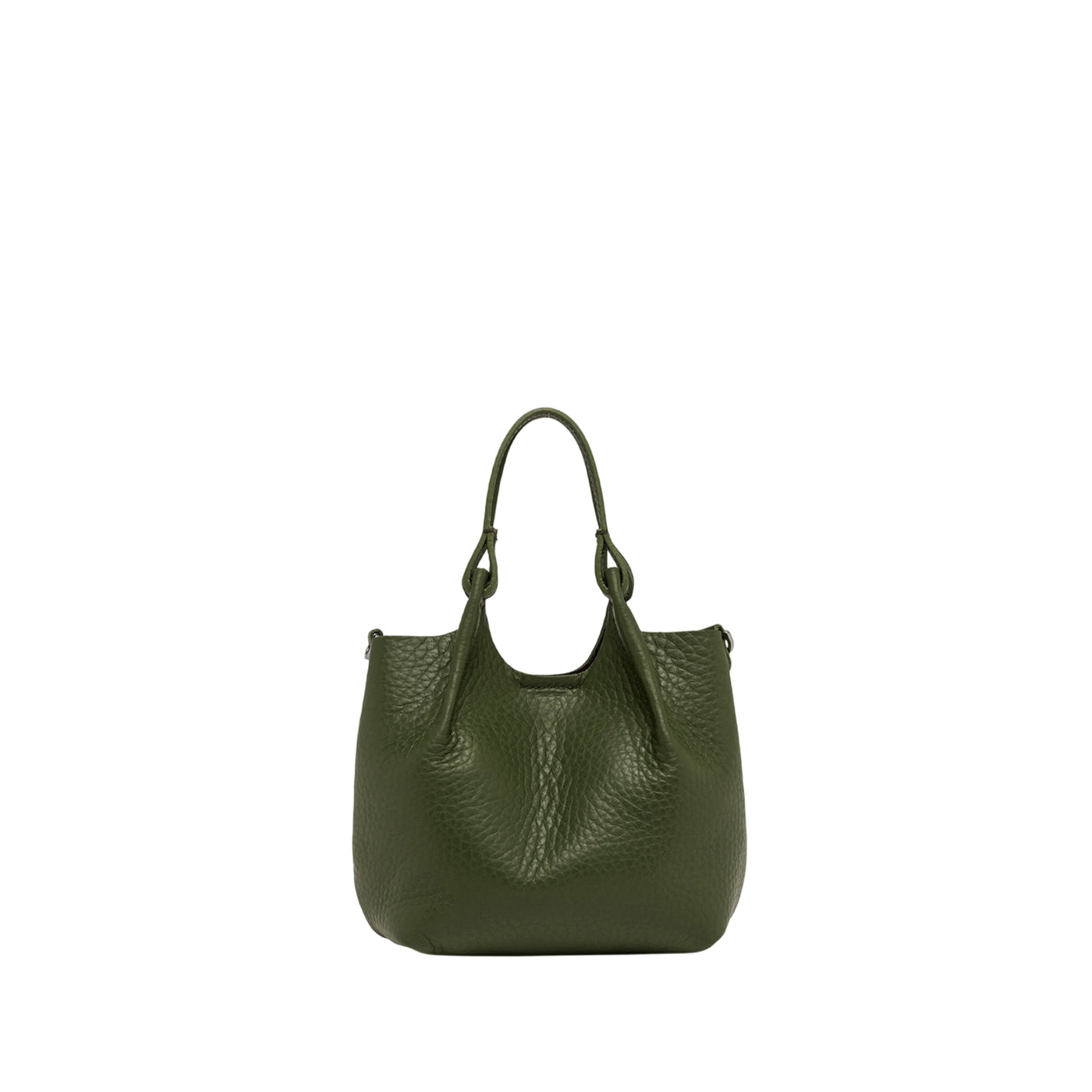 Borsa a mano Donna DUA in pelle verde scuro retro