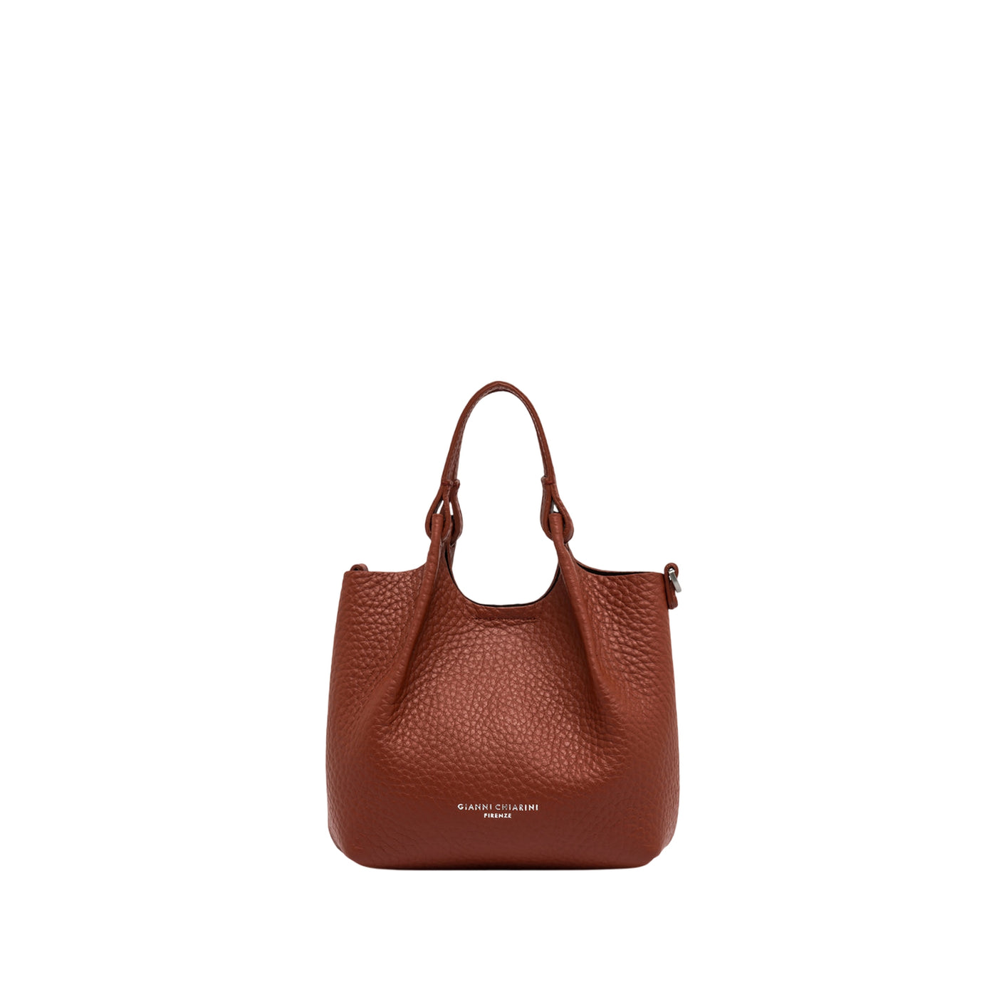 Borsa a mano Donna DUA in pelle marrone  frontale