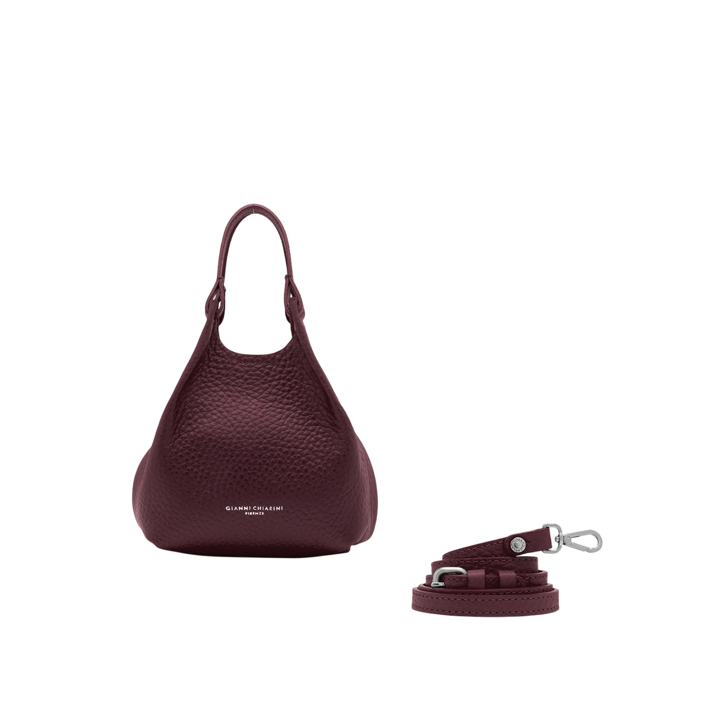 Borsa a mano Donna DUA in pelle bordeaux