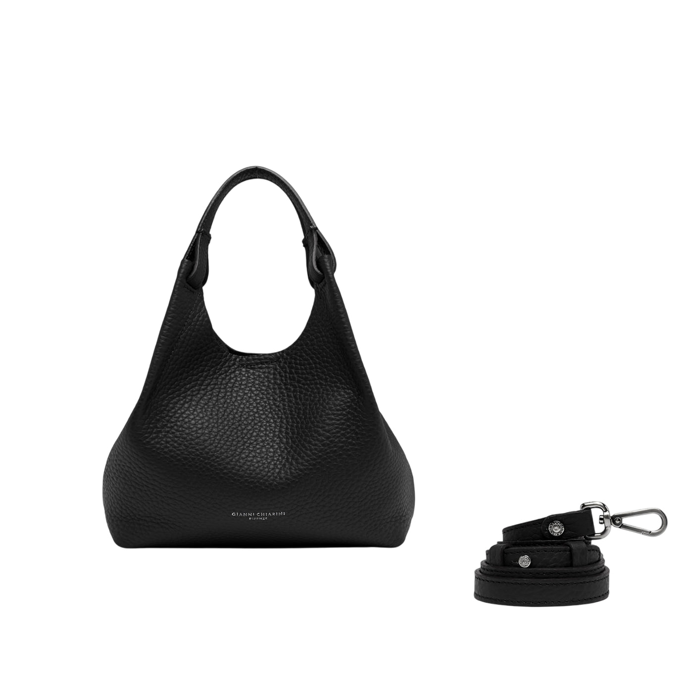 Borsa a mano Donna DUA con pochette Nero
