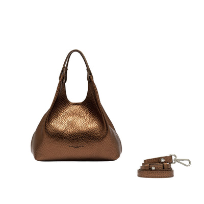 Borsa a mano Donna DUA con pochette Bronzo