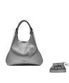 Borsa a mano Donna DUA con pochette Argento
