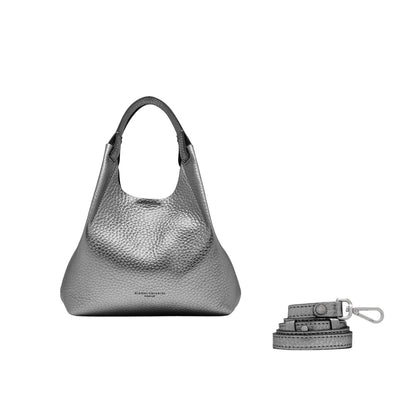 Borsa a mano Donna DUA con pochette Argento