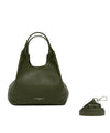 Borsa a mano Donna DUA con pochette Verde scuro con tracolla