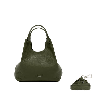 Borsa a mano Donna DUA con pochette Verde scuro con tracolla