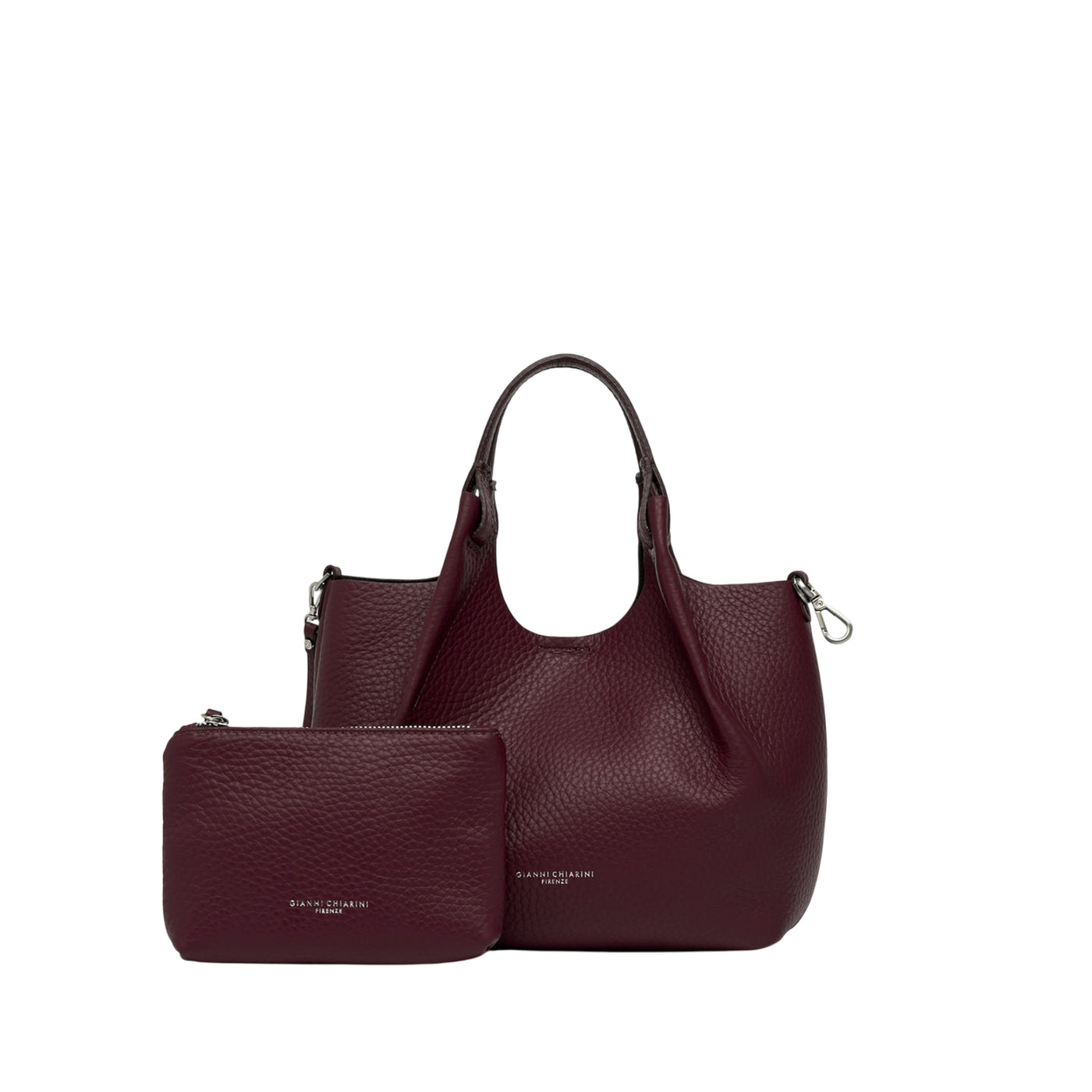 Borsa a mano Donna DUA con pochette Bordeaux 