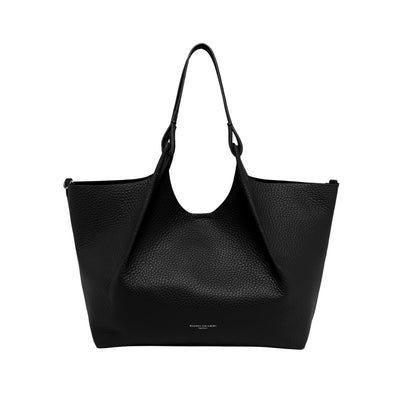 Borsa a spalla Donna DUA in pelle con pochette Nero