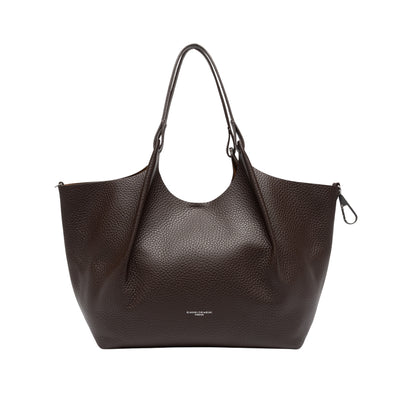 Borsa a spalla Donna DUA in pelle con pochette Marrone