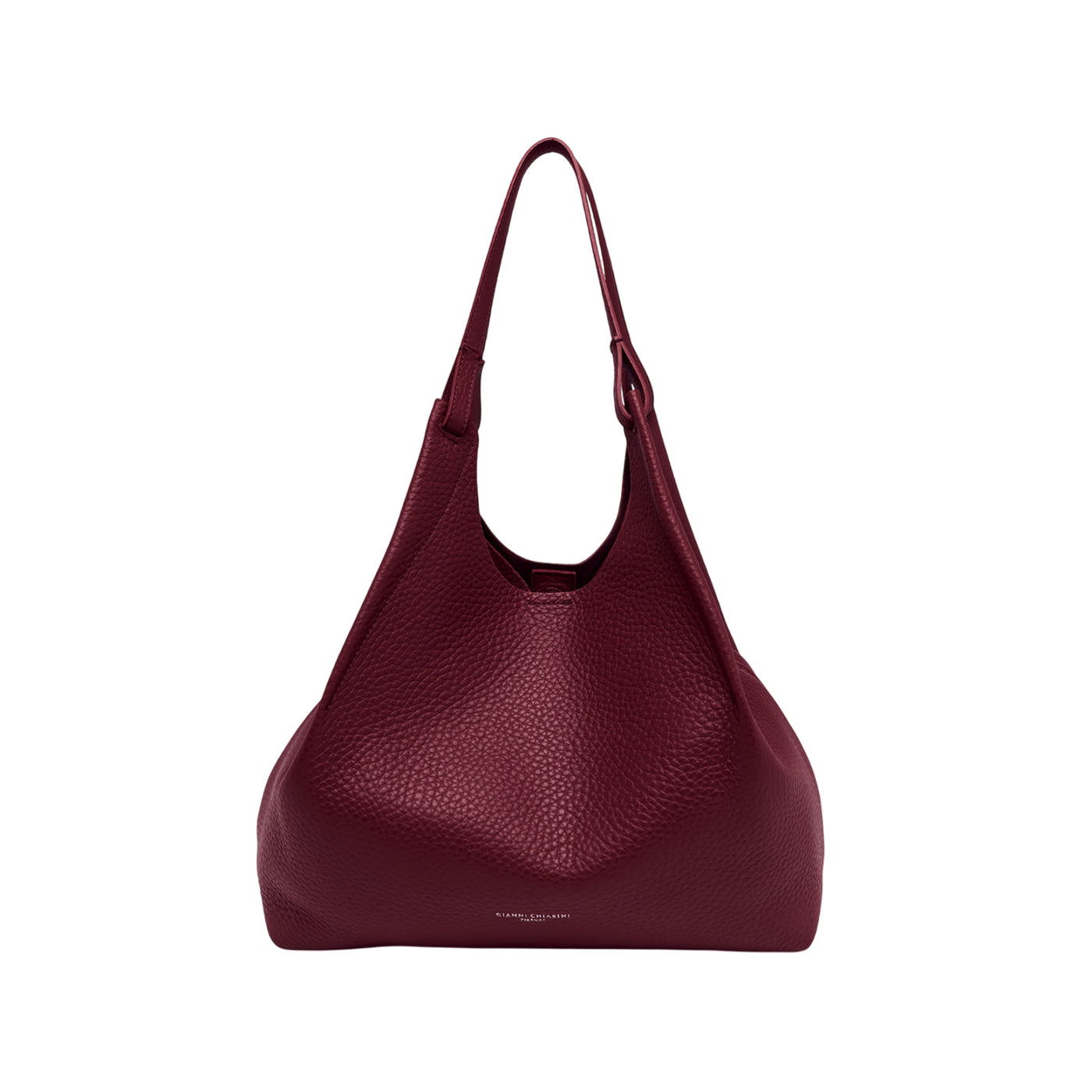 Borsa a spalla Donna DUA in pelle con pochette Bordeaux