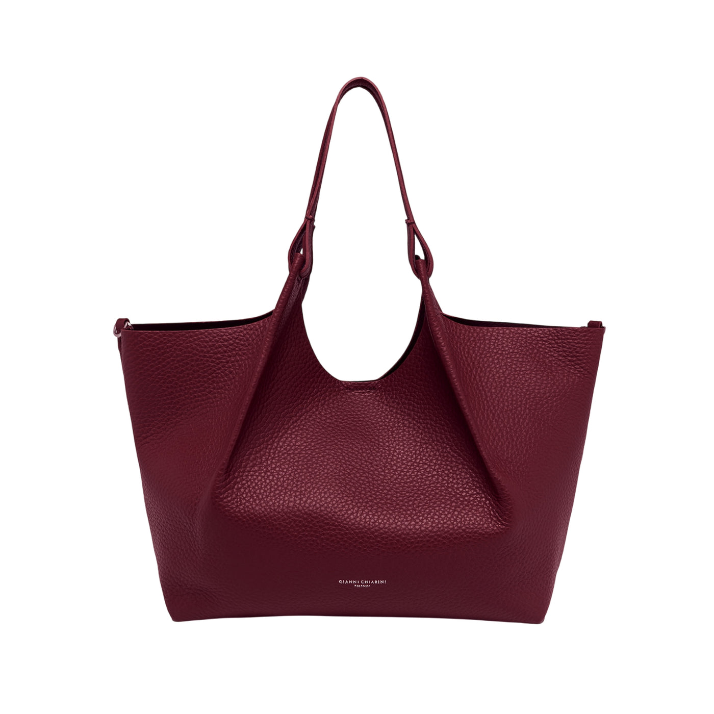 Borsa a spalla Donna DUA in pelle con pochette Bordeaux