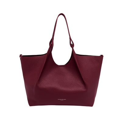 Borsa a spalla Donna DUA in pelle con pochette Bordeaux