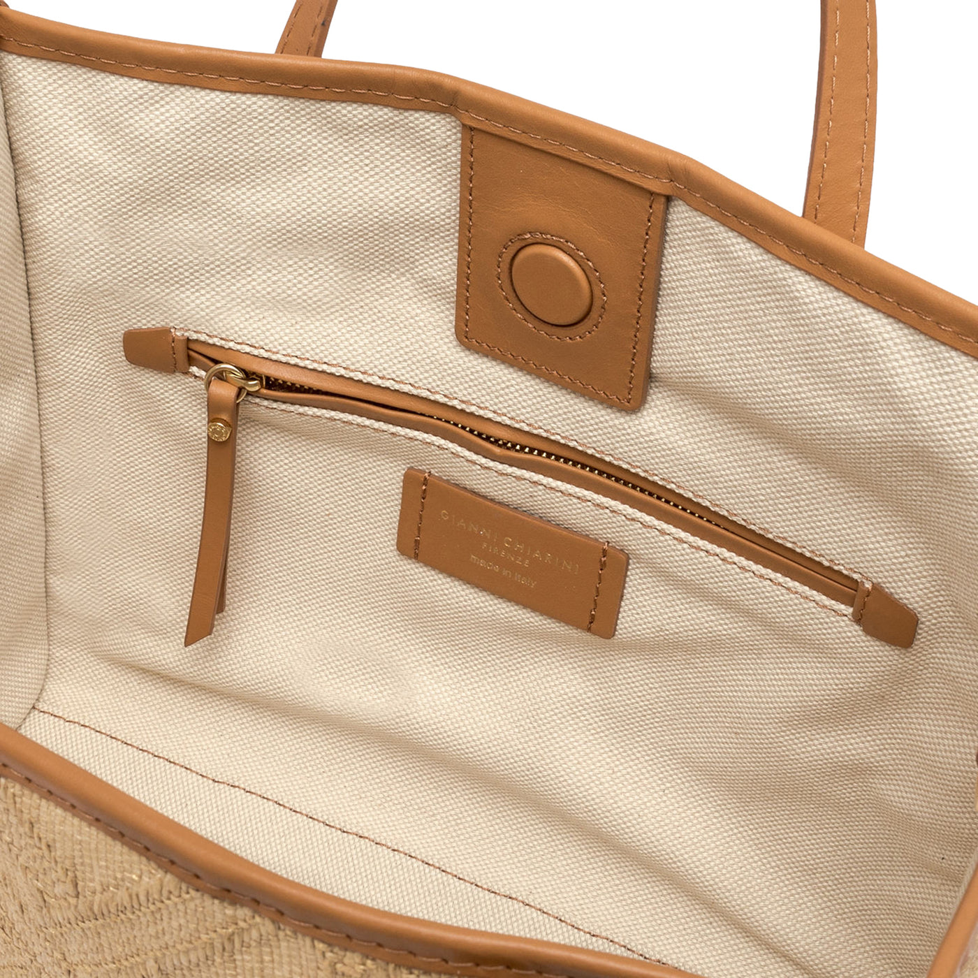 Borsa a mano Donna Marcella intreccio Beige interno