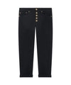 Jeans Don Koons in denim elasticizzato nero
