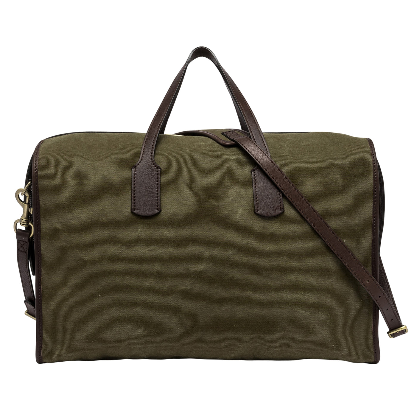 Borsone Uomo Berlino ihn canvas verde militare retro