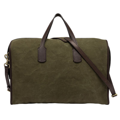 Borsone Uomo Berlino ihn canvas verde militare retro