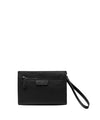 Pochette Uomo Florence con manico Nero frontale