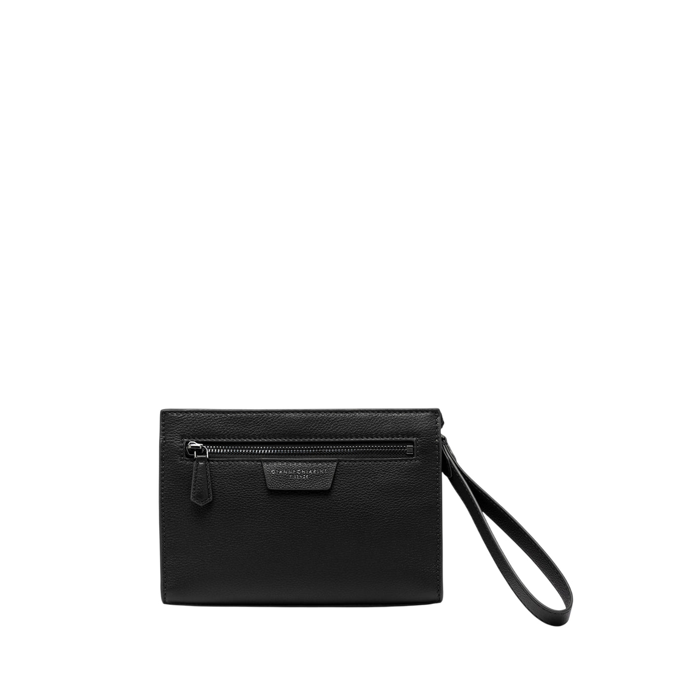 Pochette Uomo Florence con manico Nero frontale