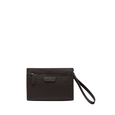 Pochette Uomo Florence con manico Marrone scuro