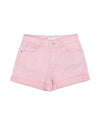 Shorts Bambina cinque tasche con etichetta logo posteriore