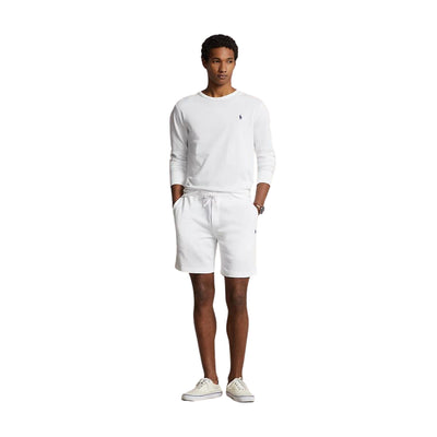 Men's Bermuda shorts in white terrycloth