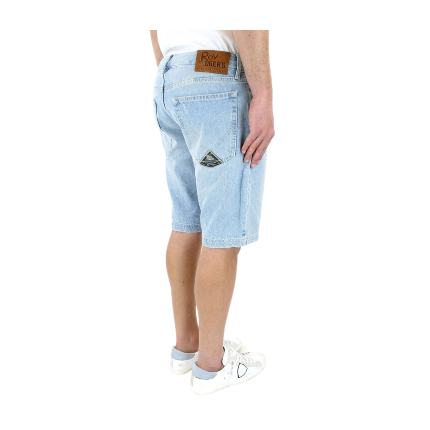 Bermuda shorts for men in five-pocket denim