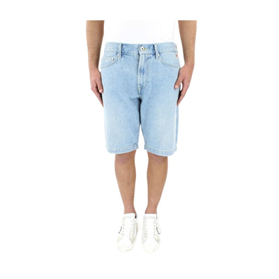 Bermuda shorts for men in five-pocket denim