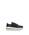 Sneakers Donna con platform Bethcoin 8503, Nero